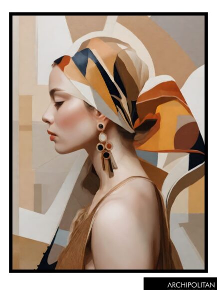 Framed Canvas Print - Radiant Hijab 2