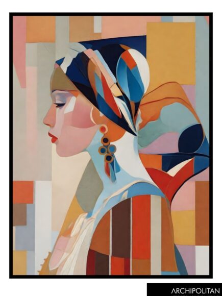 Framed Canvas Print - Radiant Hijab 3