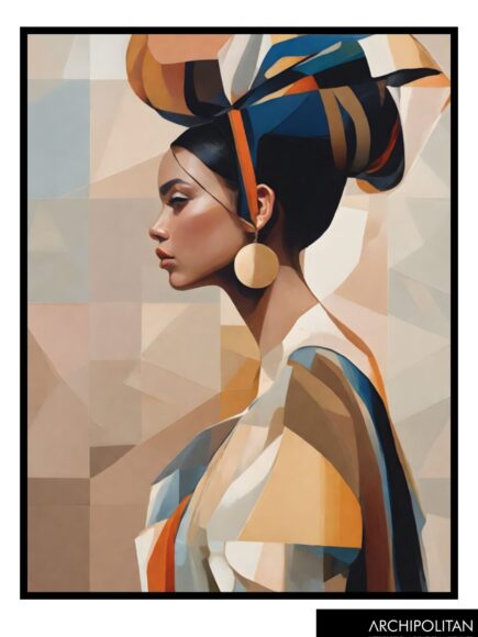 Framed Canvas Print - Radiant Hijab 6