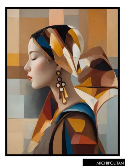 Framed Canvas Print - Radiant Hijab 7