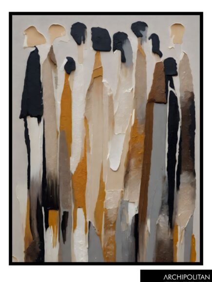 Framed Canvas Print - Stretching Souls Abstracts 4