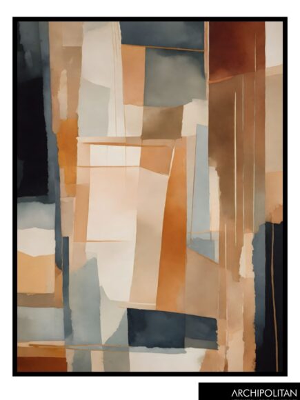 Framed Canvas Print - Abstract Madness 3