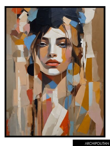 Framed Canvas Print - Acrylic Muse