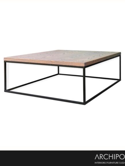 DNA03 32 Rectangular Coffee Table with Oak Top