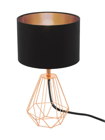 Carlton Table Lamp Black/Copper